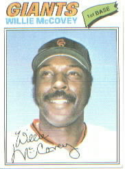 1977 Topps Baseball Cards      547     Willie McCovey
